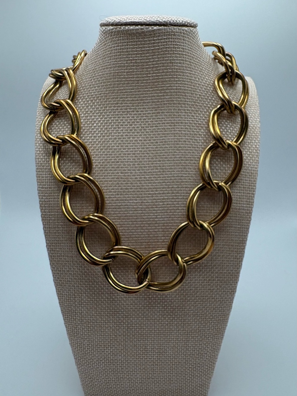 Kenneth Cole Oversized Gold-Tone Link Necklace